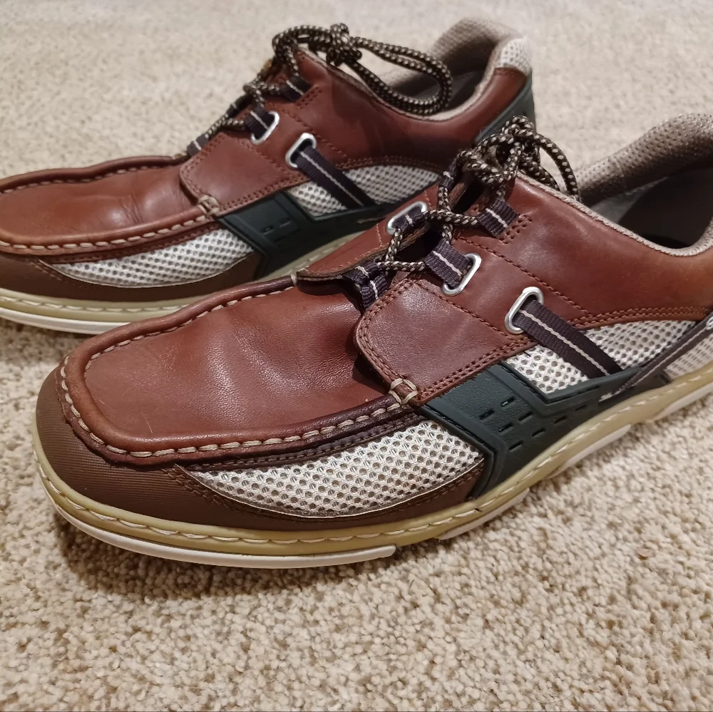 Sebago Men's Brown Casual Boat Shoes Size 10W - Picture 2 of 9